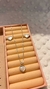 CONJUNTO CORAÇÃO MADRE PÉROLA RODIO BRANCO