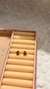 BRINCO GOTA AMETISTA BANHADO OURO 18 K