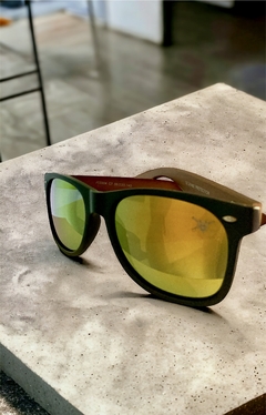 Óculos de sol masculino espelhado