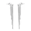 Brinco Corrente Cascata Prata 925 - comprar online