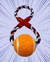 Imagem do Brinquedo de corda em formato de 8 com bola