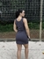 Kit vestido esportivo short de academia com bolso lateral moda fitness feminina - Avancem
