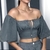Imagem do Blusa Feminina manga longa bufante boho