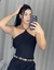 Imagem do Blusa preta básica blusa de alcinha preta regata básica blusa básica