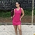 Kit vestido esportivo short de academia com bolso lateral moda fitness feminina - loja online