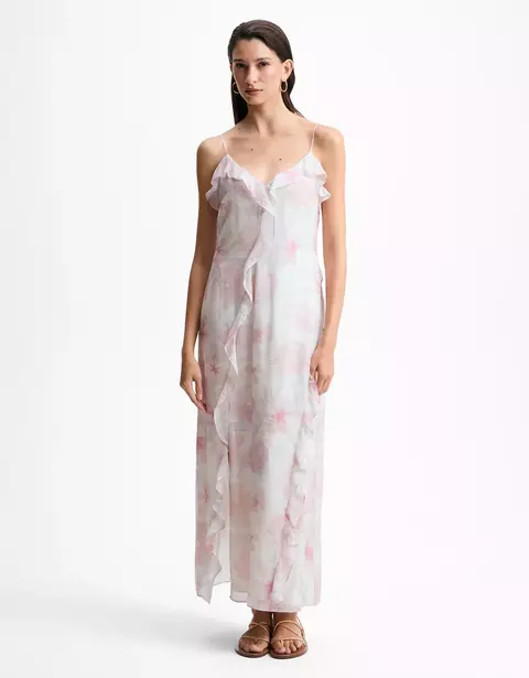 VESTIDO FLORAL AQUARELA - SHOULDER