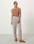CALCA LINHO MINI PIED POULE SLIM-SHOULDER