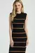 VESTIDO TRICOT LONGO PRETO / BEGE ESCURO- MY PLACE na internet