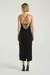 VESTIDO MIDI PAETE VELUDO PRETO PP- MY PLACE - comprar online