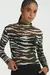 BLUSA TULE GOLA ALTA ESTAMPADA EST ZEBRADA M- MY PLACE