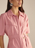 CAMISA COM CINTO M ROSA POPCORN- SOMMER - comprar online
