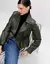 JAQUETA BIKER COURO MILITAR - SHOULDER