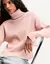 BLUSA TRICOT AMPLA GOLA ALTA-SHOULDER