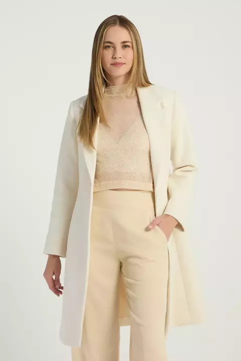 BLUSA TULE FOIL AVEIA M- MY PLACE