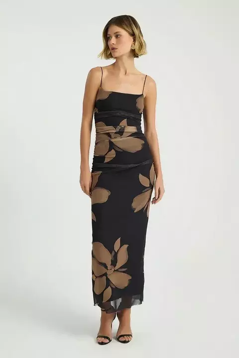 VESTIDO EST FLORAL PINCELA EST FLORAL PINCELADO P- MY PLACE