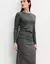 VESTIDO DRAPEADO MANGA LONGA- SHOULDER - comprar online