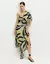 VESTIDO MIDI FOLHAGEM CACTO- SHOULDER - comprar online