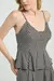 BLUSA MINI XADREZ PRETO G- MY PLACE - comprar online
