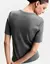 T-SHIRT TRICOT BASICO CINZA MESCLA- SHOULDER - Aniq