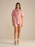 CAMISA COM CINTO M ROSA POPCORN- SOMMER
