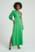 VESTIDO LONGO 1 OMBRO IKAT VERDE-MY PLACE