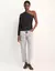 BLUSA MALHA AMPLA UM OMBRO SO PRETA- SHOULDER - comprar online