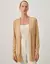 CARDIGAN TRICOT BASICO KHAKI-SHOULDER - comprar online
