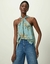 BLUSA FOLHAGEM VERANO AZUL-SHOULDER