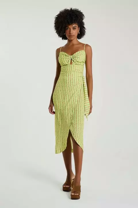 VESTIDO LONGO EST PETALAS EST PETALAS M- MY PLACE