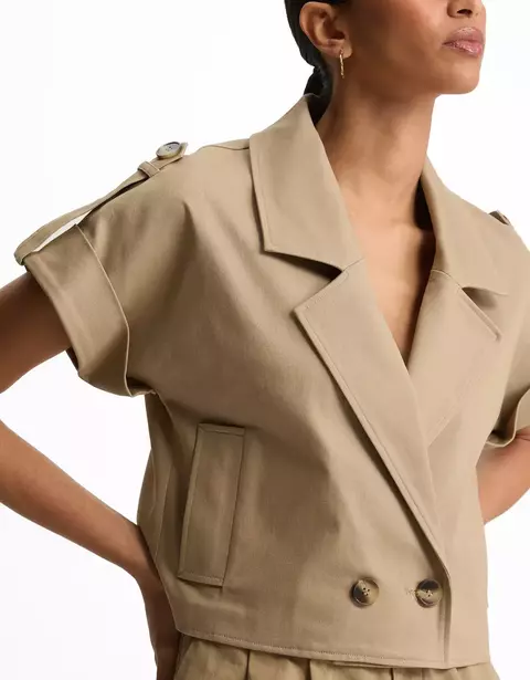 COLETE MANGA CURTA-SHOULDER