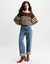 BLUSA TRICOT LISTRADA AMPLA-SHOULDER - comprar online