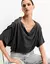 BLUSA MALHA TEXTURA PREGAS MESCLA- SHOULDER - Aniq