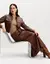 SAIA EVASE COURO MARROM-SHOULDER - comprar online