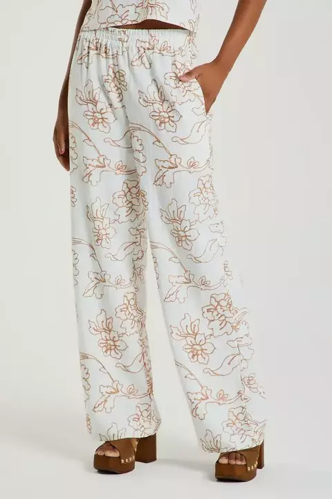 CALCA BASICA BRANCO / SANDALO P- MY PLACE