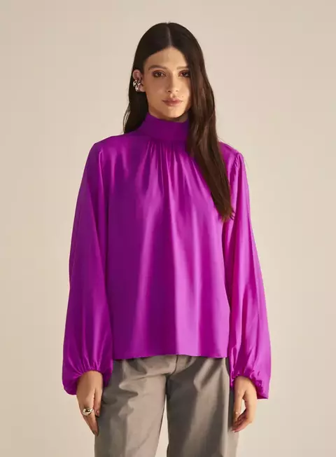 BLUSA SOMMER PP ROXO WILD ORCHID -SOMMER