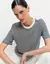 T-SHIRT LISTRADA MANGA CURTA MRINHO- SHOULDER