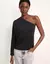 BLUSA MALHA AMPLA UM OMBRO SO PRETA- SHOULDER na internet