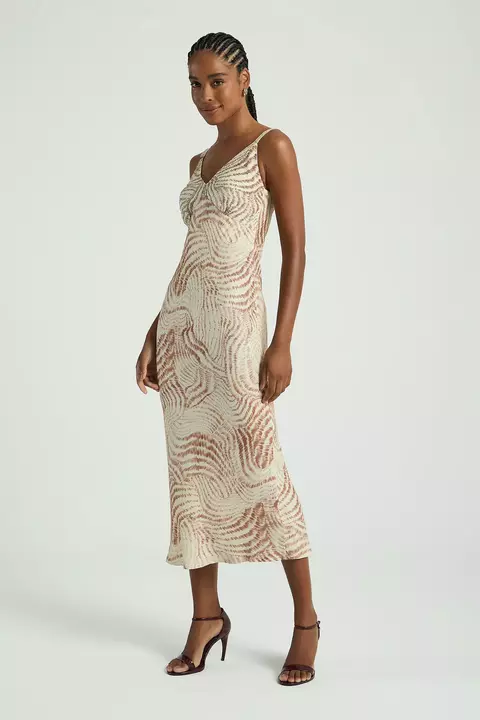 VESTIDO EST BICHO RISCADO M- MY PLACE