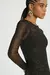 VESTIDO TULE FOIL PRETO PP- MY PLACE