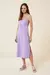 VESTIDO MIDI LINHO POAS LILAC M-MY PLACE - comprar online