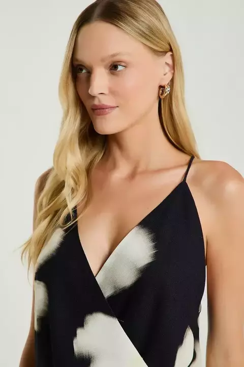 CAMISETA EST FLORAL BLUR EST FLORAL BLUR P-MY PLACE