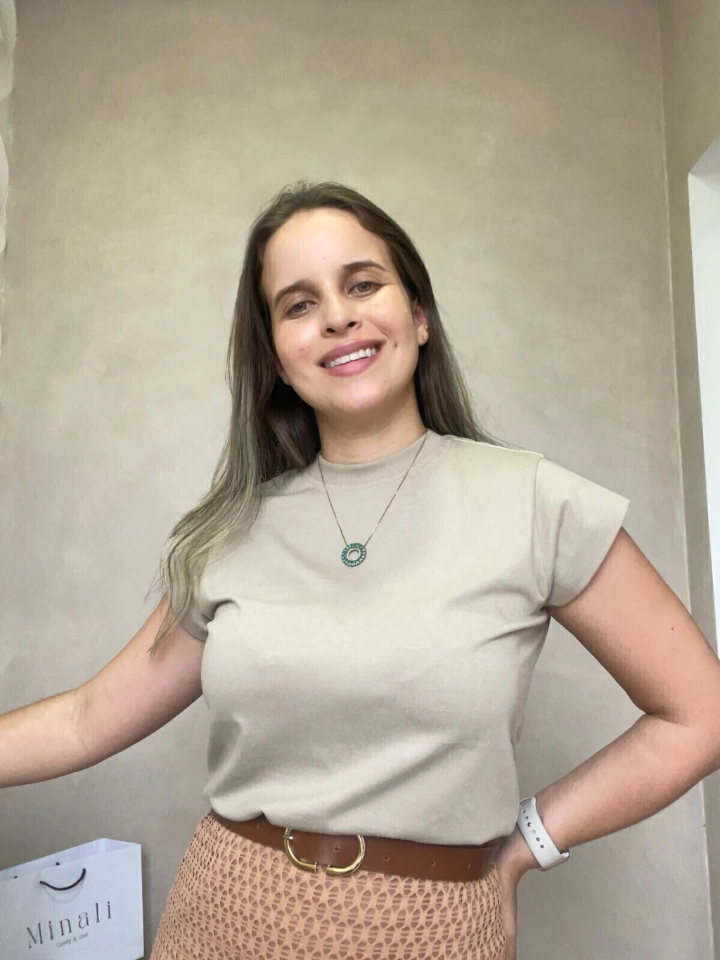 T-shirt Lupita Capuccino