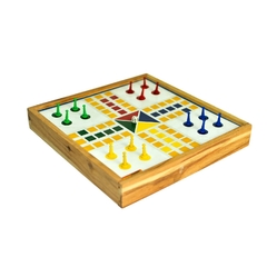 Imagem do Jogo 5 em 1 - Dama, Trilha, Ludo, Pega Vareta e Dominó