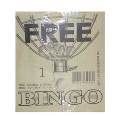 Cartela para bingo c/ 12 talões - comprar online