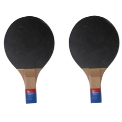 Raquete de tênis de mesa plus 4 borr. c. sand e revestido 6 mm - Pangué Materiais Esportivos