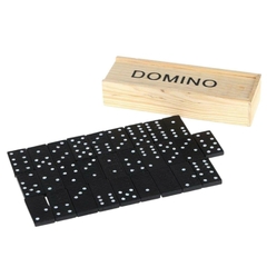 Dominó plástico em caixa de madeira - comprar online