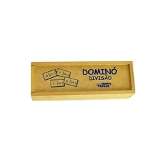 Dominó divisão peça e caixa de madeira - comprar online