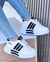 TENIS ADIDAS DIAMOND 2.0 BLANCO CON NEGRO - comprar en línea
