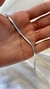 Pulseira Malha fita no Ródio Branco - comprar online