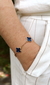 Pulseira com cinco trevos